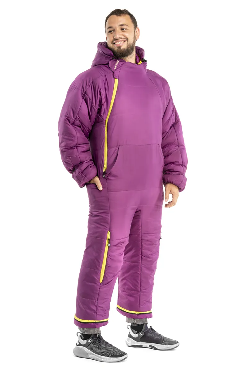 Selk'bag Original 6G Onesie Sleeping Bag Purple Evening